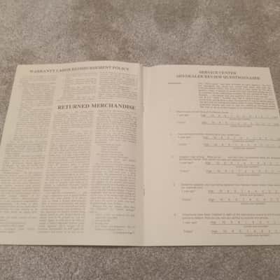 Vintage 1979 Fender Rhodes Service Center Dealer Newsletter! Rare, Original Case Candy, Paperwork! image 3