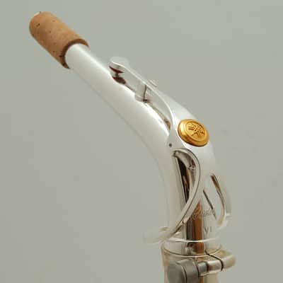 Yamaha Custom AV1S Alto Saxophone Neck, V1 Silver Plate/Gold Option image 2