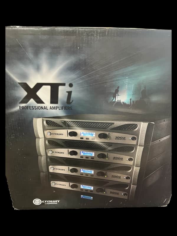 Crown XTI 6002 2-Channel 1200w Power Amplifier 2010s - Silver image 1