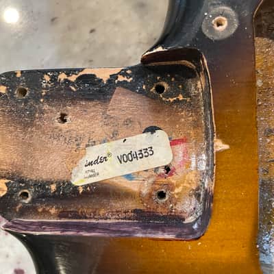 1982 Fender Fullerton AVRI Stratocaster Body – Aug 17, 1982 – Early American Vintage Reissue Jack Cup and Tremolo Bridge Assembly image 6