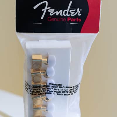 Fender Deluxe Cast/Sealed Guitar Tuning Machines with Pearl Buttons Set 2011 image 5
