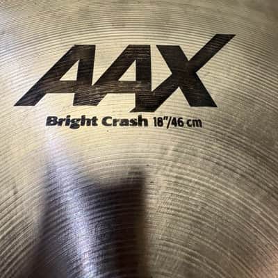 Sabian 18" AAX Bright Crash Cymbal (Used) image 2