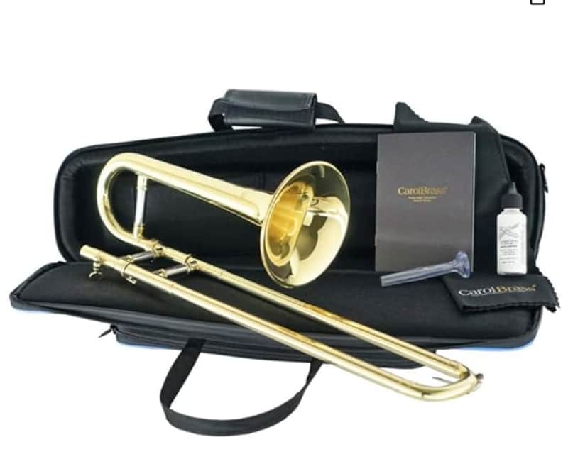 Showroom Demo Sale Price: Carol Brass CTB-1005-YSS Slide Trumpet (soprano Trombone) image 1