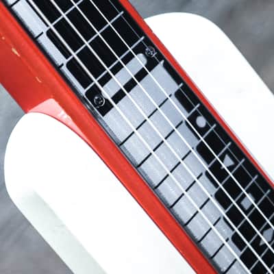 National Dynamic Lap Steel Red & White 6-String Electric Lap Steel Guitar w/Case image 9