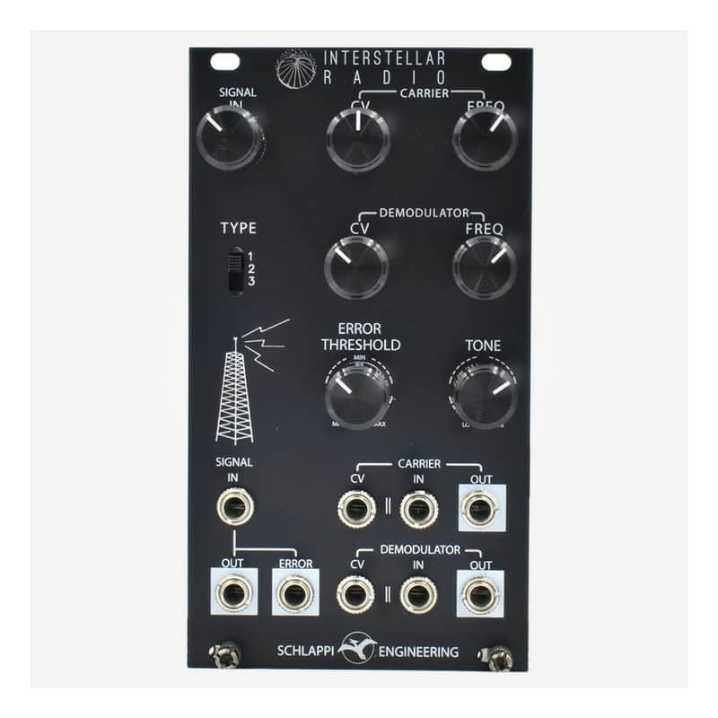 Schlappi Engineering Interstellar Radio Eurorack Module (Black) image 1