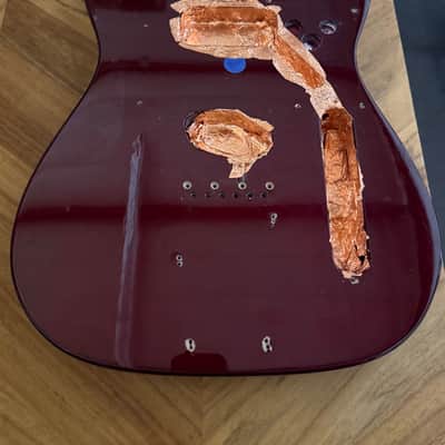 Fender Telecaster Body 2003 Midnight Wine Transparent image 1