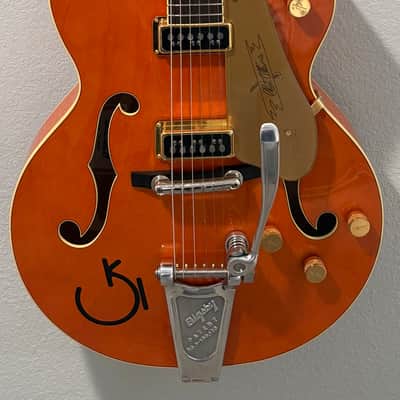 2009 Gretsch G6120DSW Chet Atkins Hollow Body with DynaSonic Pickups w/ OHSC image 1