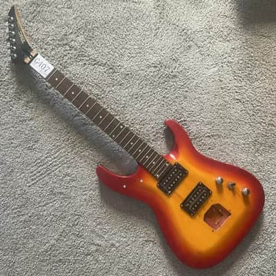 Sunburst HH Electric Guitar, Mahogany Body, Maple Neck, Rosewood Fingerboard image 1