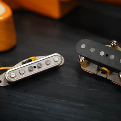 True Vintage Custom™ Telecaster Pickup Set — Handwound | Alnico 3 | Formvar | Blackguard Era Voice | USA Boutique image 1