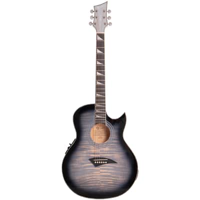 Lindo ORG-SL SlimLine Space Grey Electro Acoustic Guitar with Preamp and Chromatic Tuner - Designed in the UK | Limited Edition image 3