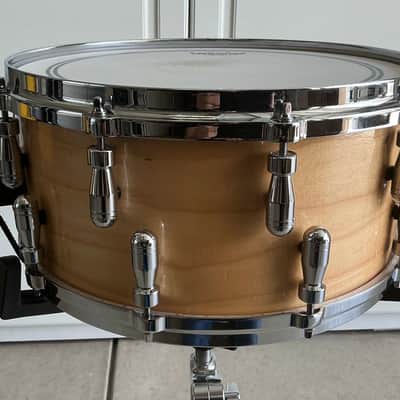 Scott’s Custom Drums Platinum 6 1/2”x14” snare drum 6 ply maple/gum shell 2025 - Natural wood lacquer image 4
