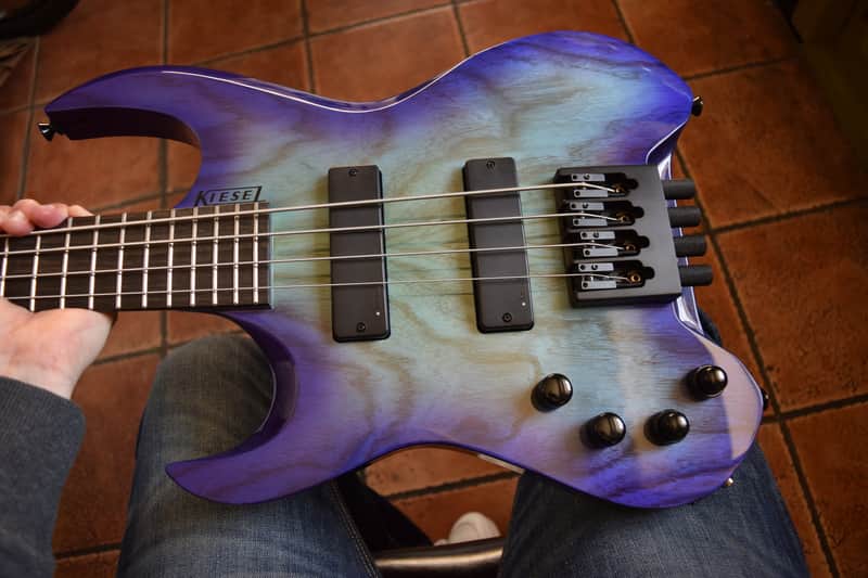 Kiesel Vader Bass , left handed 4 string model , Beautiful specimen, Ash body image 1