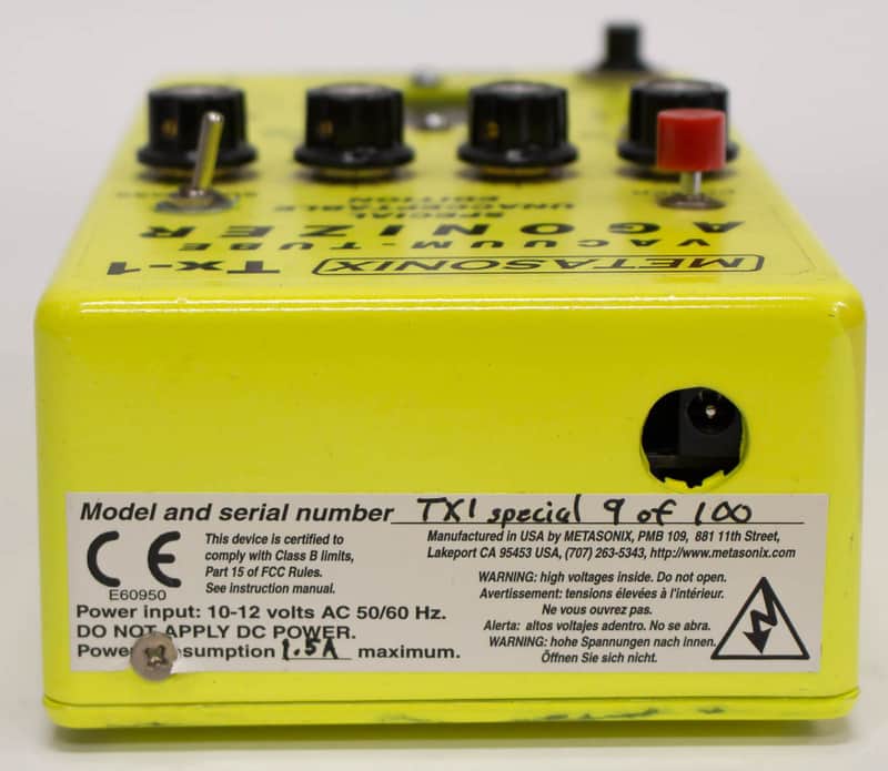 Metasonix TX-1 SE Vacuum Tube Agonizer Special Unacceptable