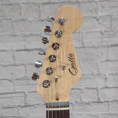 Gatto Strat Style Red Electric Guitar image 3