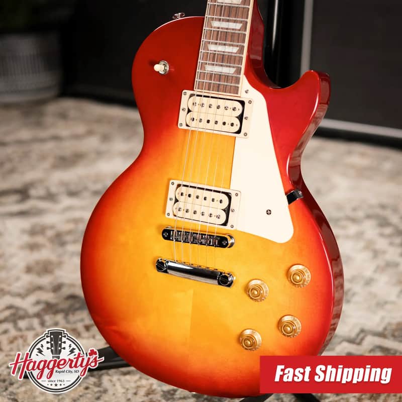 Gibson Les Paul Studio Double Trouble Electric Guitar - Cherry Sunburst with Gig Bag image 1