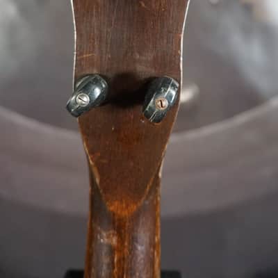Vintage Banjolele w/ Metal Back & F-Holes image 10