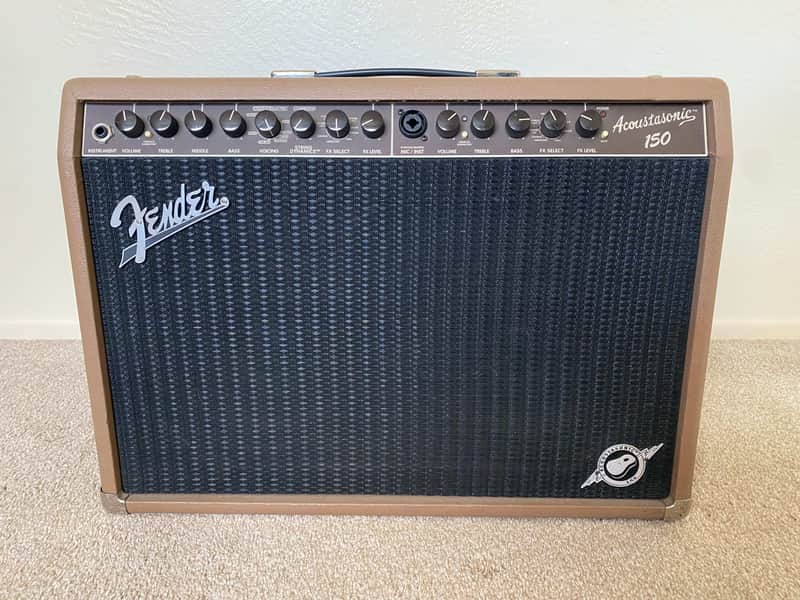 Fender Acoustasonic 150 2-Channel 150-Watt 2x8" Acoustic Guitar Amp 2011 - 2016 - Brown image 1