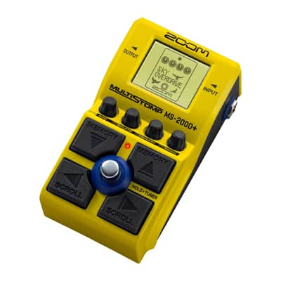 Mint Zoom MS-200D+ MultiStomp Overdrive & Distortion Guitar Multi-Effects Pedal image 3