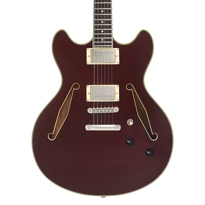 D'Angelico Excel DC Tour Electric Guitar (Semi-Hollowbody - Wine) image 2