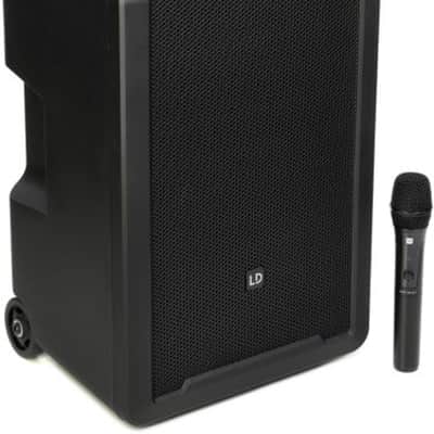 LD Systems ANNY 10 Battery-powered Loudspeaker with Handheld Mic - B47 Band  Black (ANNY10HHDB47U1) image 2