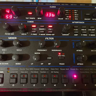 Dave Smith Instruments OB-6 Desktop 6-Voice Polyphonic Synthesizer 2017 - Present - Black image 2