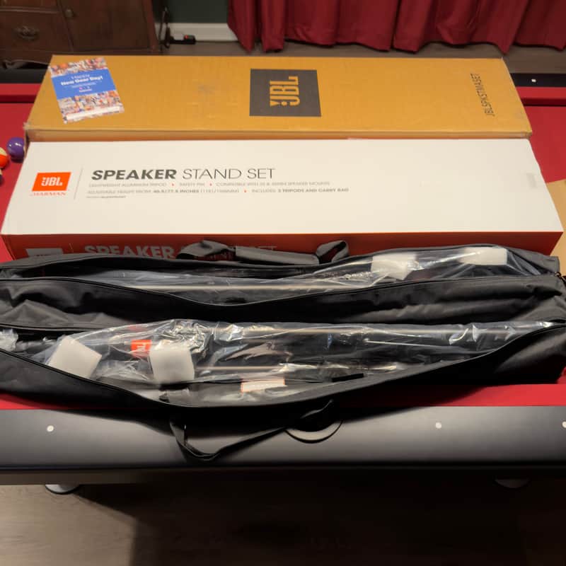 JBL Standard Aluminum Speaker Stand Pair with Bag