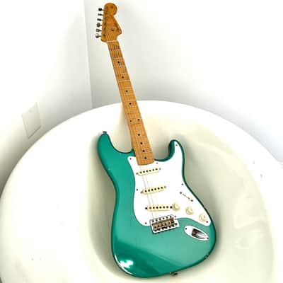 1999 Fender Cunetto Relic Stratocaster — Sherwood Green (Ultra Rare), John Cruz, Collector Condition, Full Set image 19