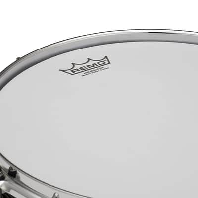 Pearl 14"x5" SensiTone Heritage Alloy Black Nickel-over-Brass Snare Drum with Beaded Shell, 2.3mm Triple-Flanged Hoops, and 10 arched CL Lugs image 4