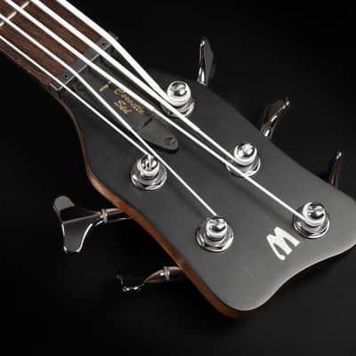 2017 Warwick Teambuilt Pro Series Corvette Bubinga 5A - Natural Transparent | German 5-String Electric Bass Ovangkol Neck Active / Passive Electronics image 9