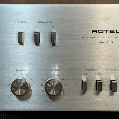 Rotel RA-713 Stereo Amplifier/ Fully Serviced and Tested/ Re-Capped/ Excellent Condition/ Free Shipping image 8