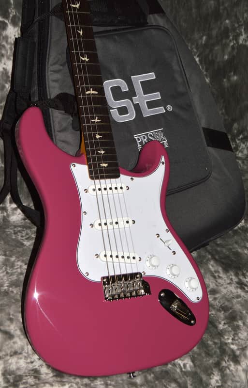 2022 PRS - SE John Mayer Silver Sky - Dragon Fruit image 1