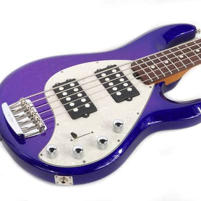 Ernie Ball Music Man StingRay 5HH Special - Violet Sparkle Burst - K09686 image 1