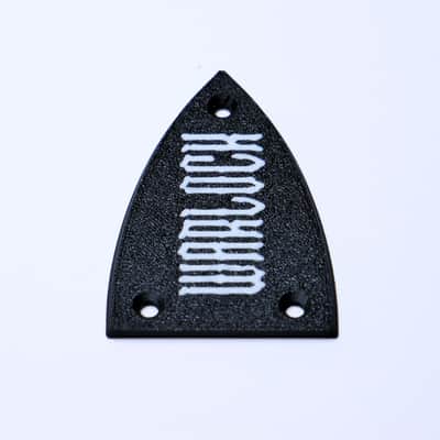 Custom BC Rich Warlock Truss Rod Cover - Black & White image 3