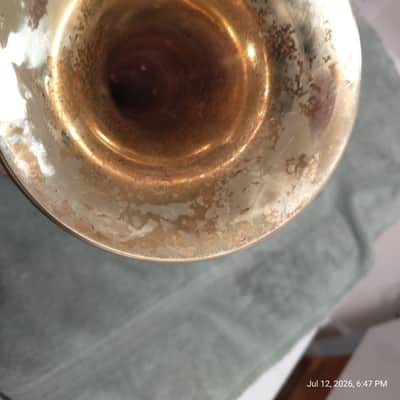 Harry Pedler & Sons American Triumph Trumpet 1950's for parts/repair image 18