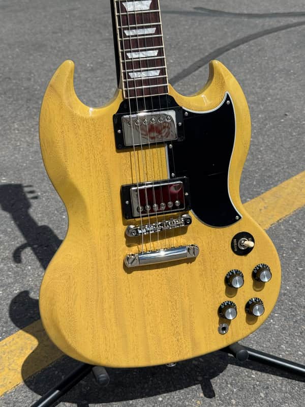 Gibson SG Standard '61 TV Yellow New Unplayed Auth Dlr 7lb3oz #241 image 1