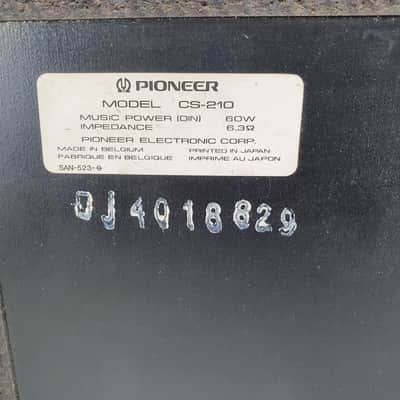 Pioneer CS-210 passive speakers set - 60W 6ohm image 12