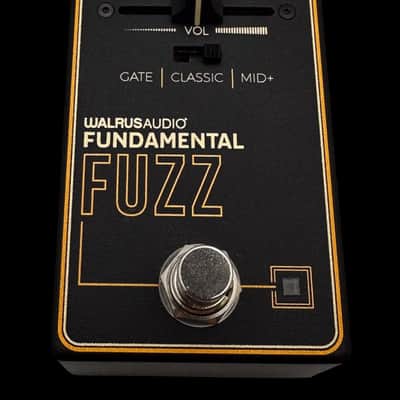 Walrus Audio Fundamental Fuzz 2023 - Present - Black / Orange X5926 image 1