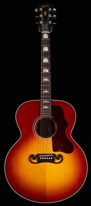 Gibson SJ-200 Studio Rosewood Satin Rosewood Burst (020) image 1