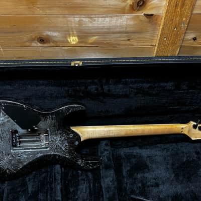 Ibanez RGR320EX-SAR Silver Arctic Frost Electric Guitar Splatter Finish image 11