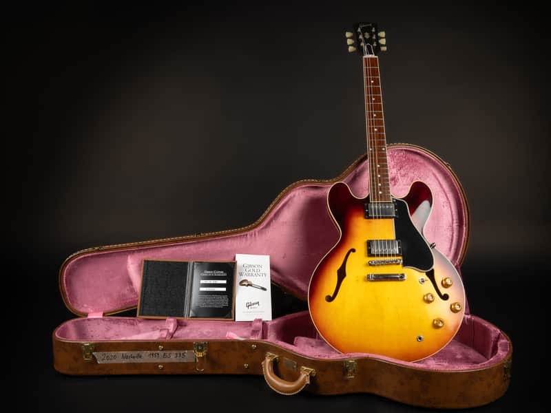 2020 Gibson Custom Shop '59 ES-335 Reissue - Vintage Burst VOS | USA 1959 Semi-Hollow 3.49kg | CoA OHSC image 1