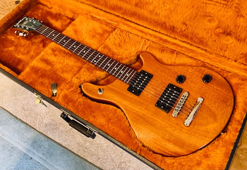 Washburn WMS Custom Shop USA Mahogany Body Set Neck with OHSC 1998 - Natural image 1