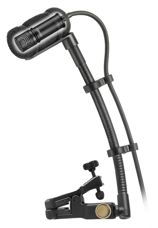 Audio Technica ATM350U Mini Condenser Clip-On Instrument Microphone Mic w/XLR image 1