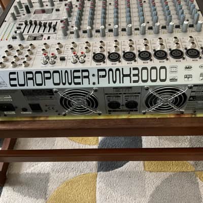 Behringer Europower PMP3000 1200-Watt 16-Channel Powered Mixer with Multi-Effects Processor 2000s - Dark Gray image 3