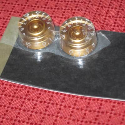 TWO new genuine Gibson GOLD SPEED KNOBS (ONLY TWO of the 4 knobs from the PRSK-020 set are for sale) image 4