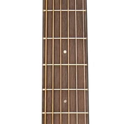 Jasmine JD39CE Cutaway Dreadnought Acoustic Electric Guitar Black image 8