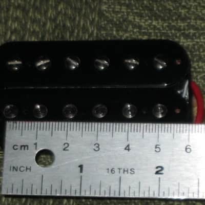 ONE used (less than light average wear) Epiphone BHC 57(CH)G Black Humbucker, 8.7k, Alnico V (+ screws & springs) for DOT: can go in Neck or Bridge position / for LP: Neck position / for SG Neck position (from 2010s) image 6