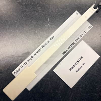 ORIGINAL Fatar TP/10 Replacement G Key for Kurzweil K2500X, PC2X, PC88; Ensoniq E-Prime, MR-76, KS32, KT76/KT88, TS12, ZR-76; Doepfer LMK2+/LMK3+/LMK4+