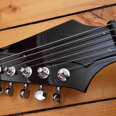Custom Left handed black Firebird with bigsby & Tonerider alnico 2 classic humbuckers - Black image 14