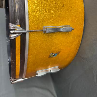 Vintage Ludwig Marching Bass Drum 1970s Olive Badge Super Kick image 9