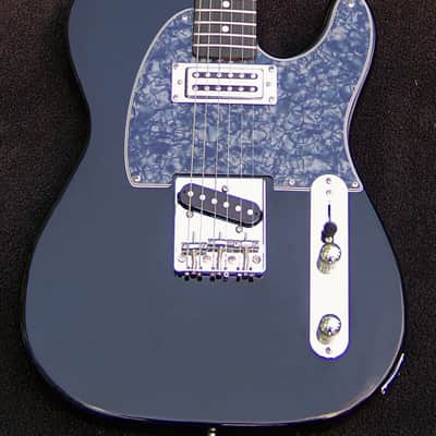Black Mahogany Vintage Telecaster Guitar +Matching Headstock + Maple/Ebony Neck + Matching Mini-Humbucker and Tele Pickups + Treble-Bleed Circuit + Leveled + Crowned and Polished Frets +12" Radius+ Ebony/Maple Neck + Low Action + Perfect Setup image 2